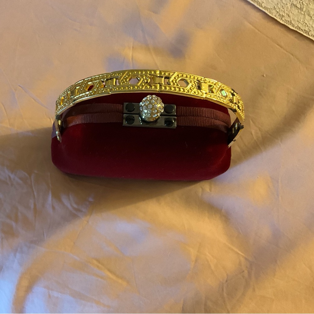 Stunning Red Velvet Evening Bag